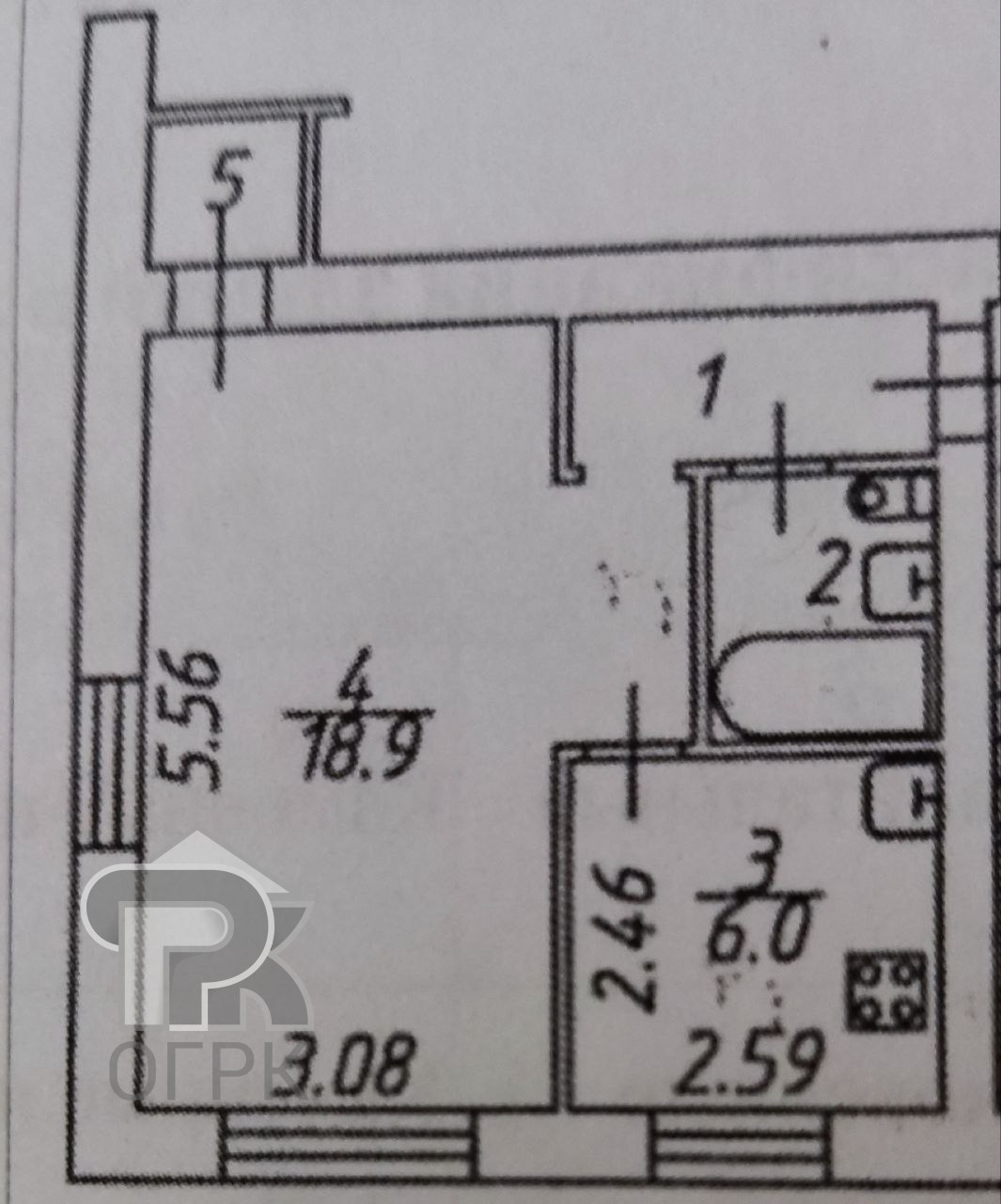 Купить 1-комнатную квартиру, №388527