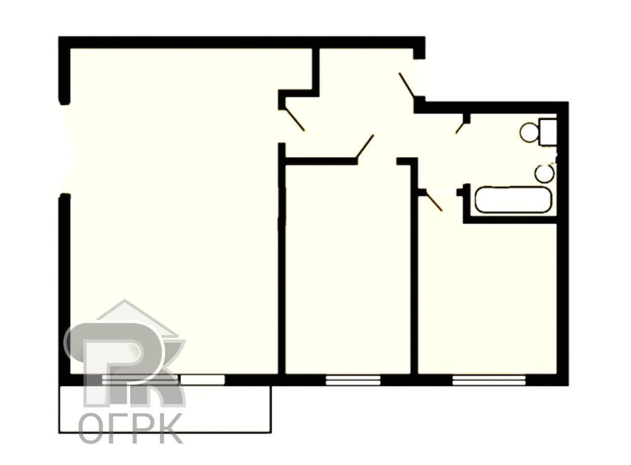 Купить 2-комнатную квартиру, №388708
