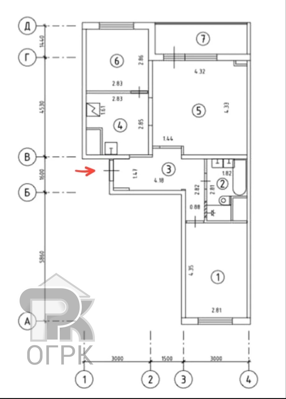 Купить 2-комнатную квартиру, №388863