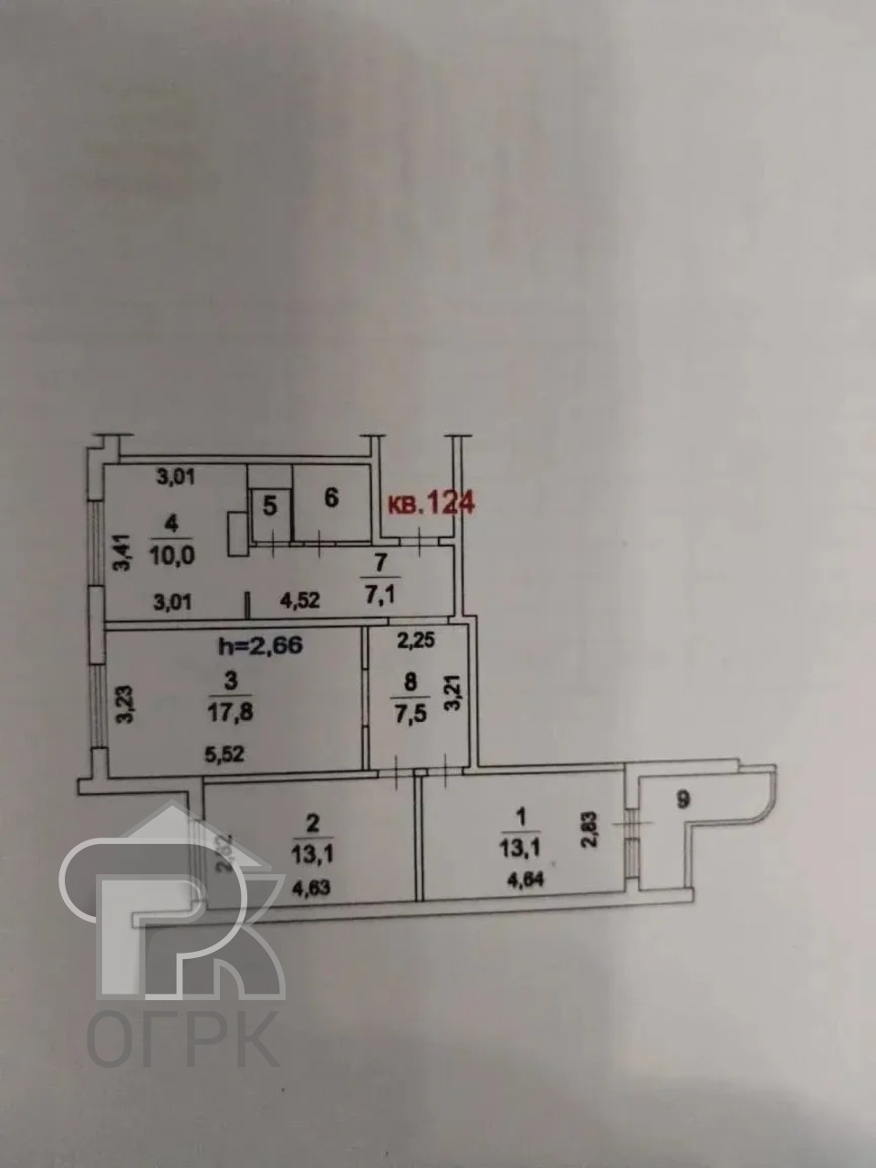 Купить 3-комнатную квартиру, №389007