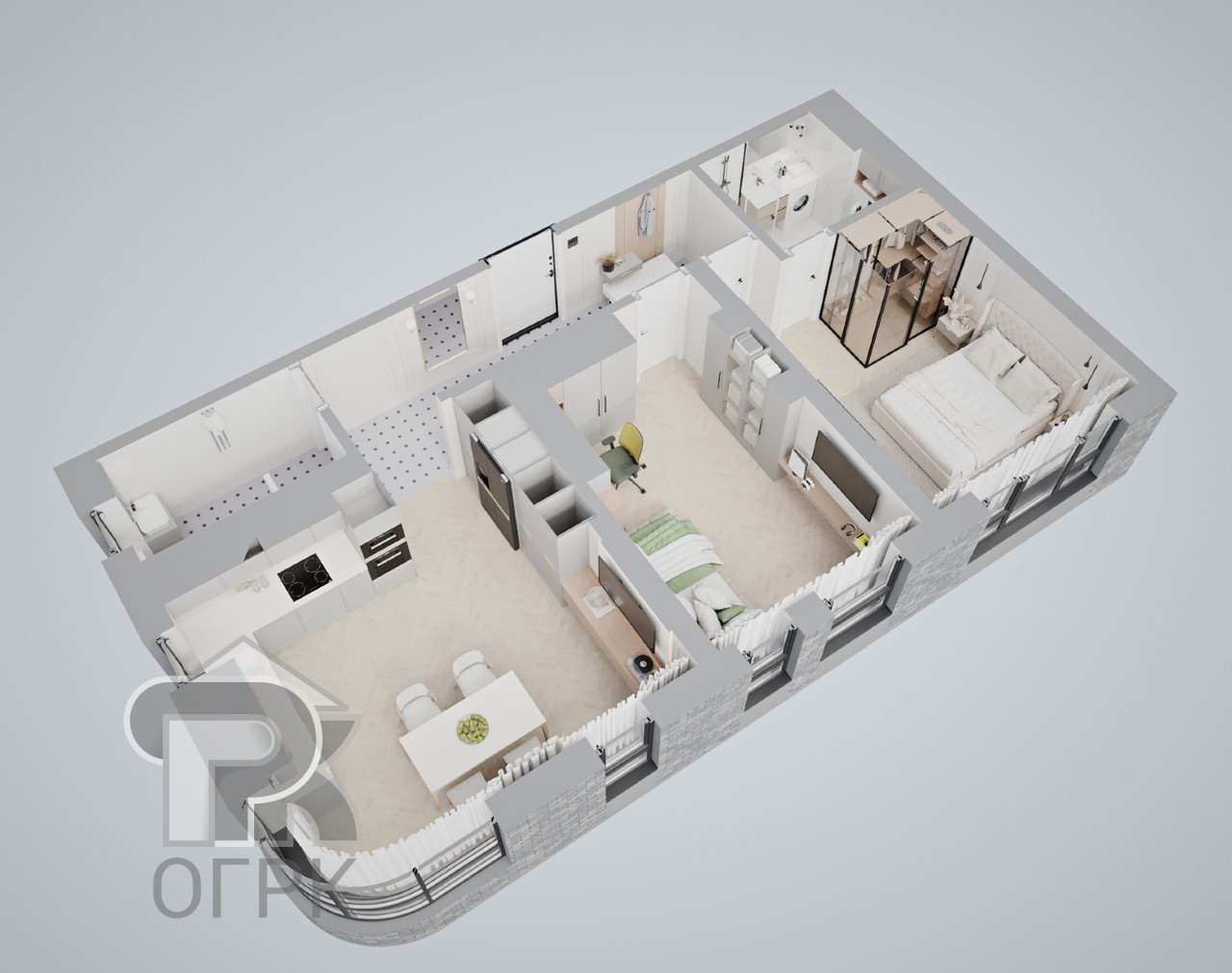 Купить 2-комнатную квартиру, №386570