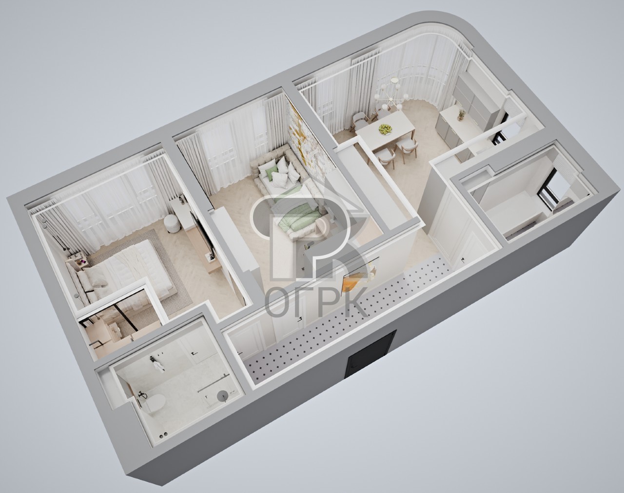 Купить 2-комнатную квартиру, №389026