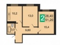 Купить 2-комнатную квартиру, №182509