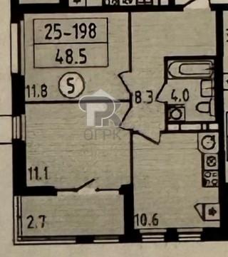 Купить 2-комнатную квартиру, №388901