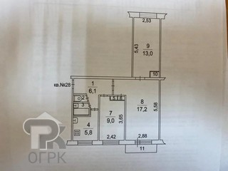 Купить 3-комнатную квартиру, №389015