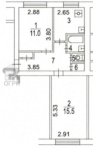 Купить долю в 2-ккв, №387598