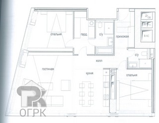 Купить 3-комнатную квартиру, №388049