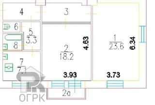 Купить 2-комнатную квартиру, №377271