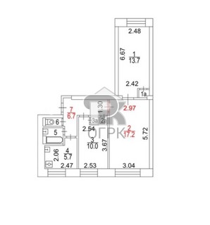 Купить 3-комнатную квартиру, №387362
