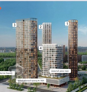 Купить 1-комнатную квартиру, №386413