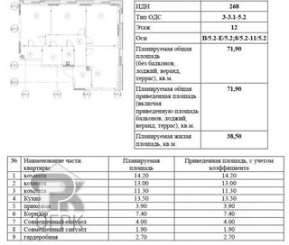 Купить 3-комнатную квартиру, №388810