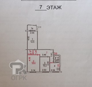 Купить 3-комнатную квартиру, №388703