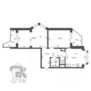 Купить 2-комнатную квартиру, №387705