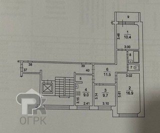 Купить 3-комнатную квартиру, №387300