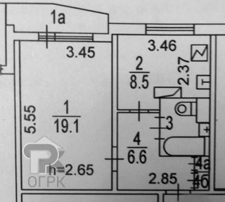Купить 1-комнатную квартиру, №373234