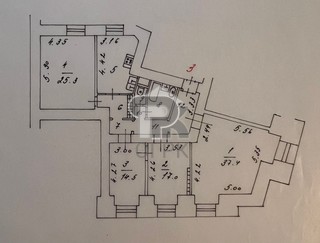 Купить 4-комнатную квартиру, №386663