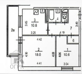 Купить 2-комнатную квартиру, №363950