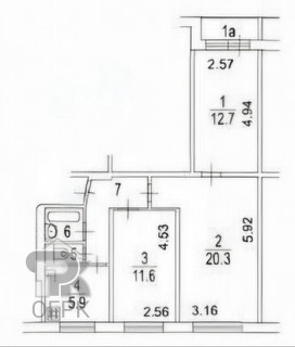 Купить 3-комнатную квартиру, №390351