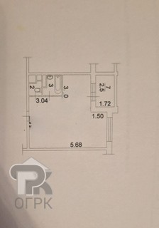 Купить 1-комнатную квартиру, №383015