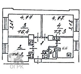 Купить комнату в 3-ккв, №369334
