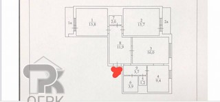 Купить 3-комнатную квартиру, №387870