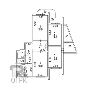 Купить 4-комнатную квартиру, №387922