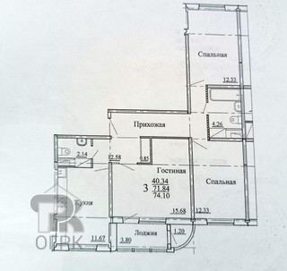 Купить 3-комнатную квартиру, №385952