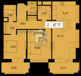 Купить 2-комнатную квартиру, №304441