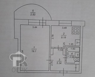 Купить 1-комнатную квартиру, №373960