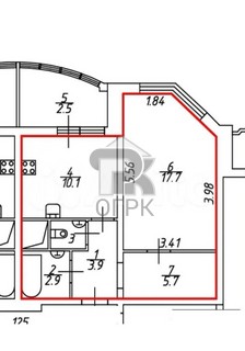 Купить 1-комнатную квартиру, №388964