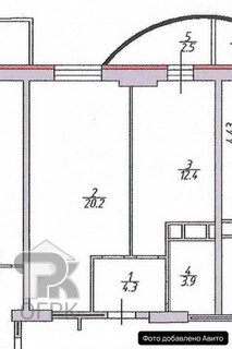 Купить 1-комнатную квартиру, №389005