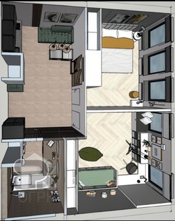 Купить 2-комнатную квартиру, №389345