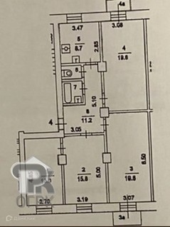 Купить 4-комнатную квартиру, №370507