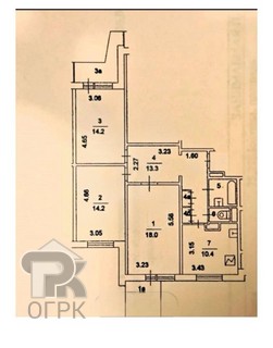 Купить 3-комнатную квартиру, №387975
