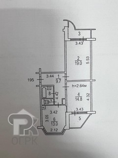 Купить 2-комнатную квартиру, №380478