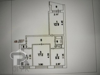 Купить 3-комнатную квартиру, №388613