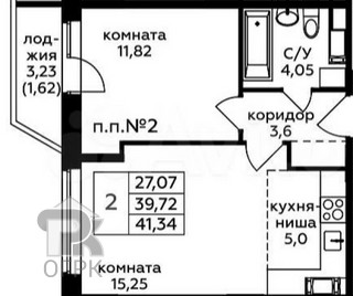 Купить 2-комнатную квартиру, №372836