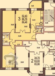 Купить 3-комнатную квартиру, №317362