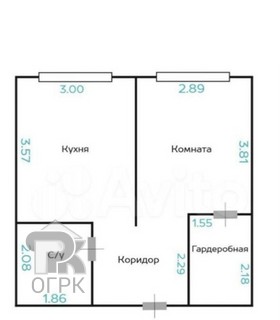 Купить 1-комнатную квартиру, №388219