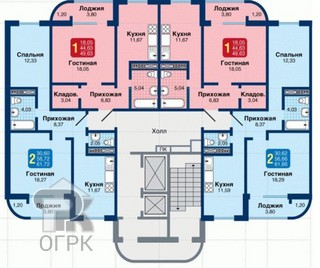 Купить 1-комнатную квартиру, №388516