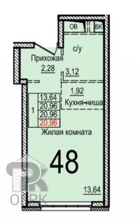 Купить студию, №354662