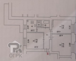 Купить 3-комнатную квартиру, №386648