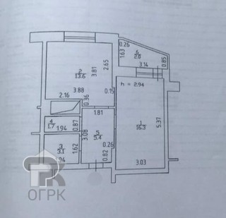 Купить 1-комнатную квартиру, №373599