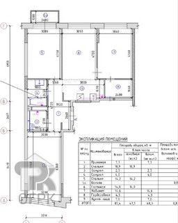 Купить 3-комнатную квартиру, №388012