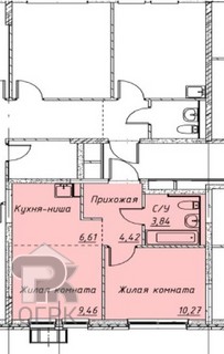 Купить 2-комнатную квартиру, №387350