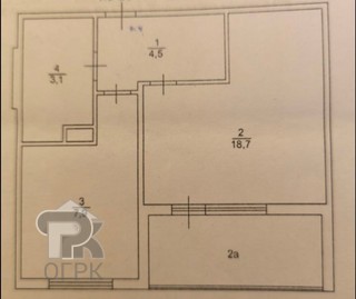 Купить 1-комнатную квартиру, №387547