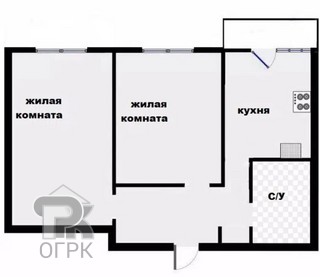 Купить 2-комнатную квартиру, №384950