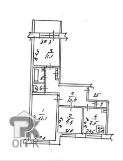 Купить 3-комнатную квартиру, №387297