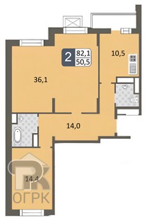 Купить 3-комнатную квартиру, №373335