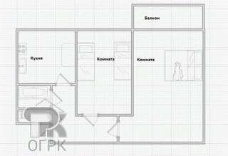 Купить 2-комнатную квартиру, №389185